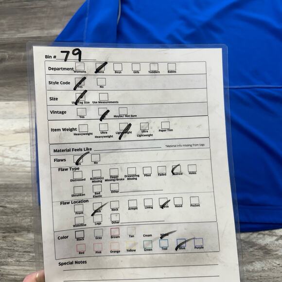 Nike Dri Fit Blue White Men Large 1/4 Zip Pullover Mini Swoosh Sporty Sweatshirt - Picture 10 of 10